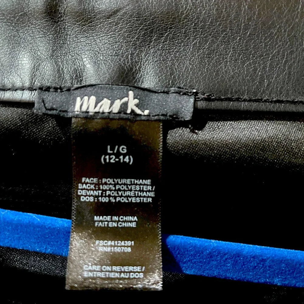 Beautiful leather pants, 12-14 size large - Picture 1 of 3